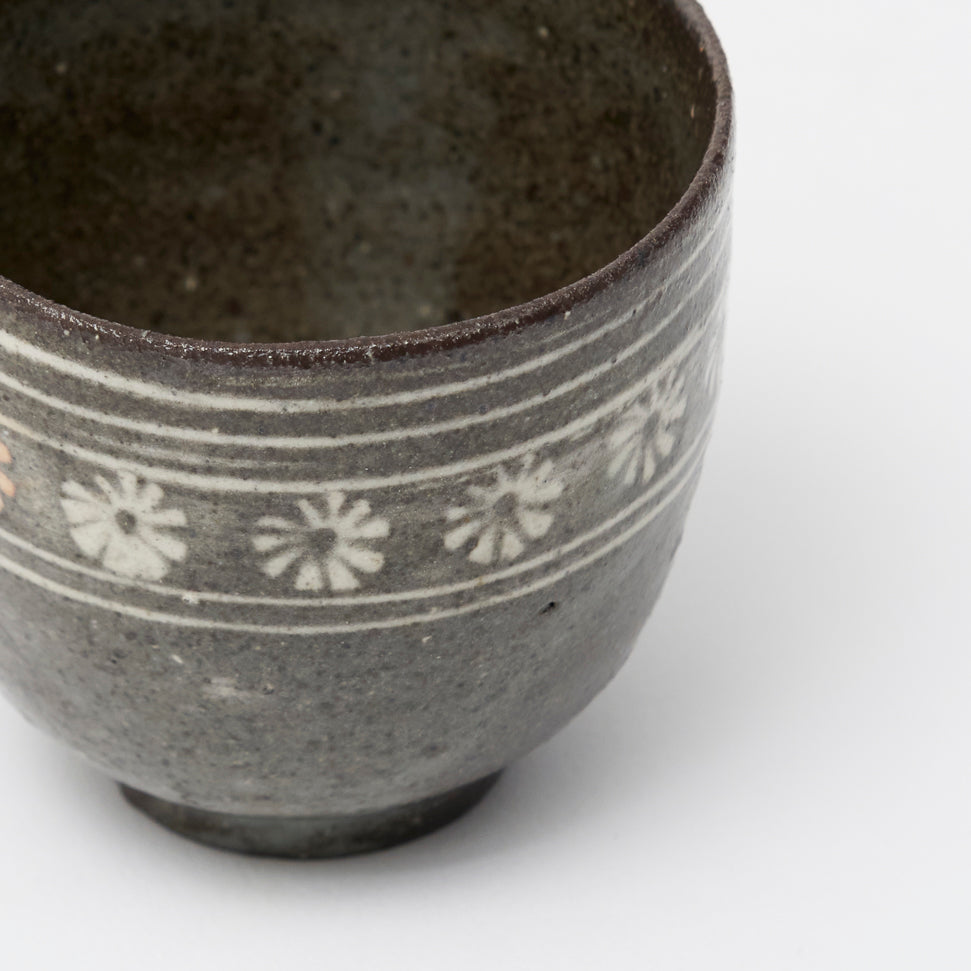 분청 인화 잔