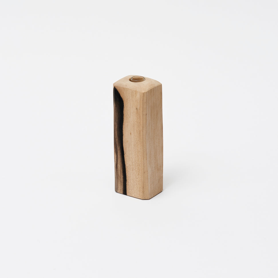 벽걸이 먹감나무 화병 (산수)