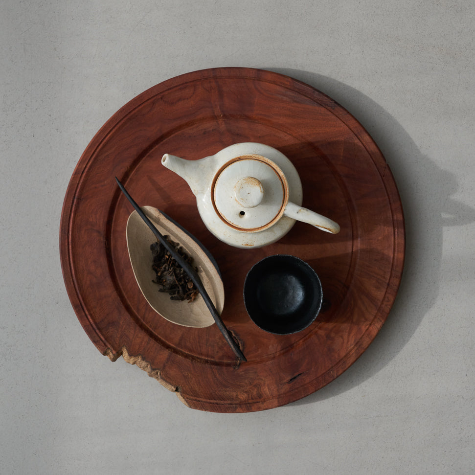 Persimmon wood Daha(tea leaf tray)